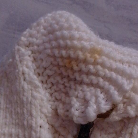 Vintage 1960s Cowichan Snoopy Handmade Sweater Jacket WOOL - Picture 8 of 9